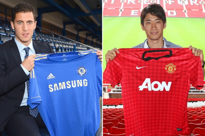 开云体育平台-13年后蓝军遭指控！曼联拒付100万回扣签阿扎尔,1200万买香川真司